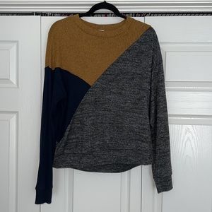 Tricolor sweater